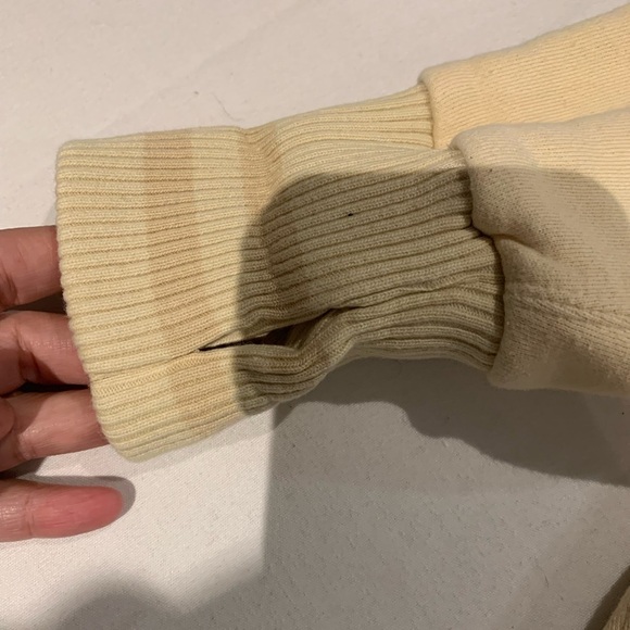 Roots Cream Crewneck Sweatshirt with Logo Patch - Picture 6 of 6